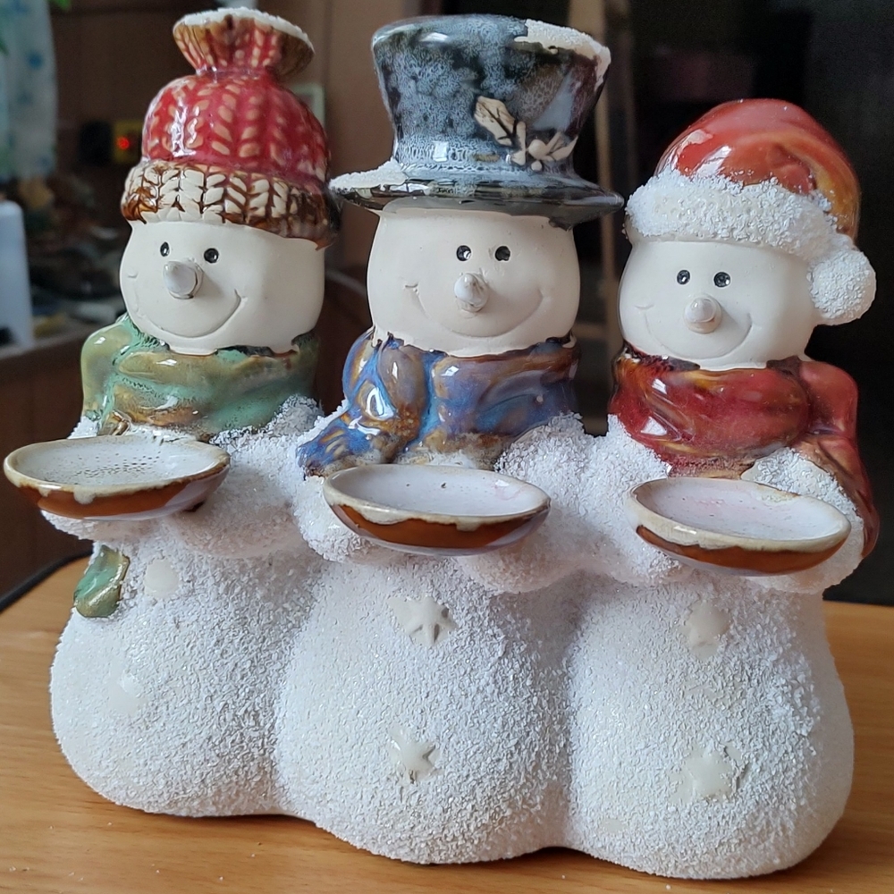 Snowmen Tea light Holder
